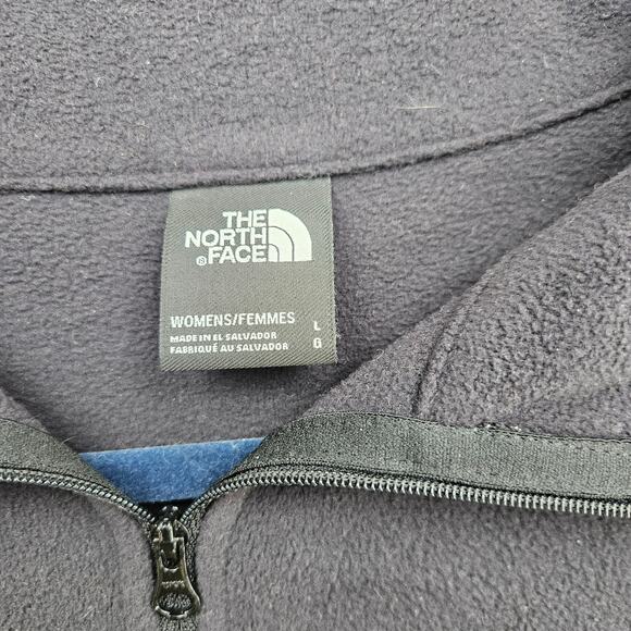 The North Face Floral Print Fleece Quarter Zip Pullover Women’s Large Outdoor - Picture 4 of 9